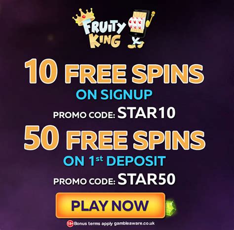 fruity king no deposit free spins